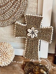 Suspension croix décorative